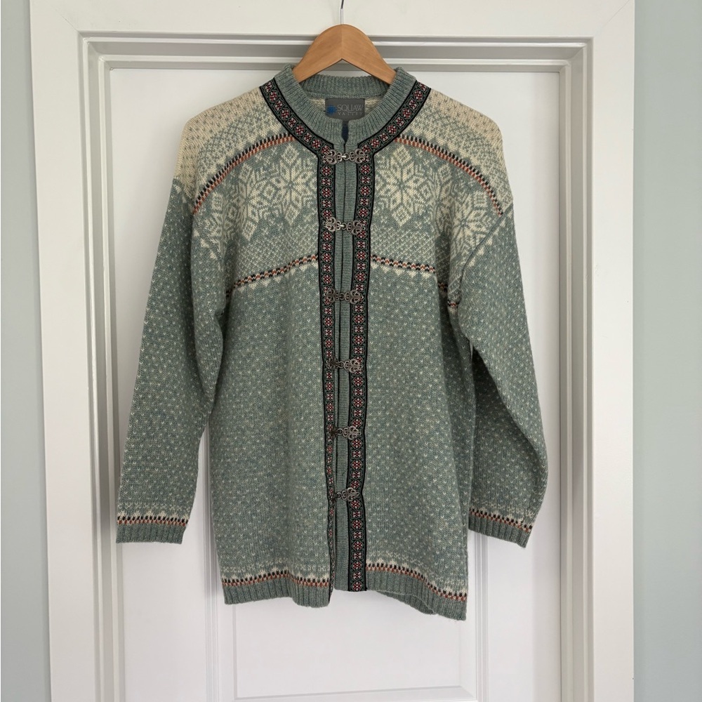 VTG Squaw Valley Fair Isle Wool Carigan M